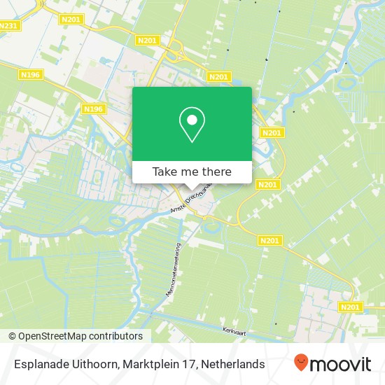 Esplanade Uithoorn, Marktplein 17 map