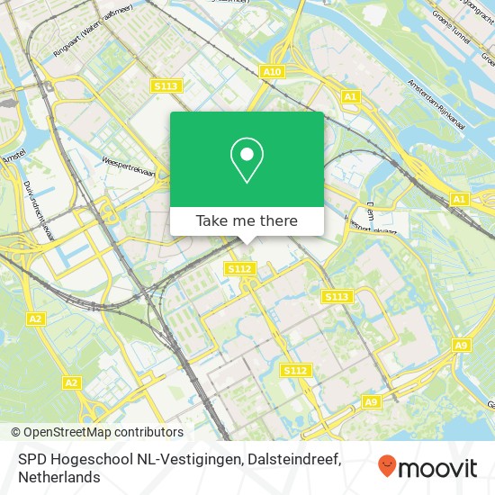 SPD Hogeschool NL-Vestigingen, Dalsteindreef map