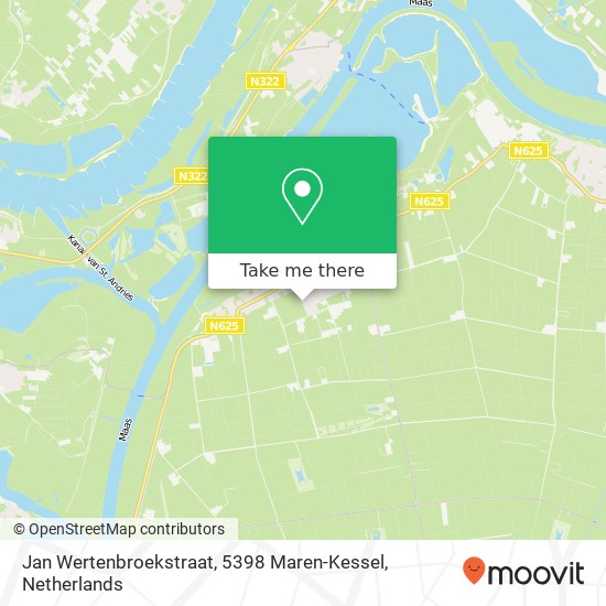 Jan Wertenbroekstraat, 5398 Maren-Kessel map
