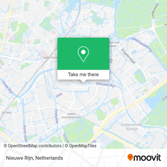 Nieuwe Rijn map