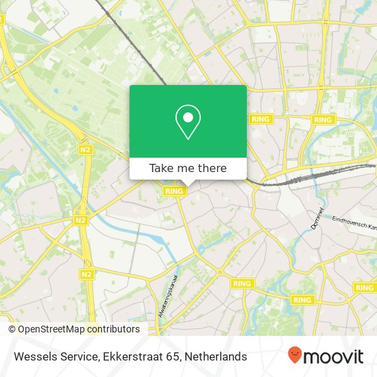 Wessels Service, Ekkerstraat 65 map