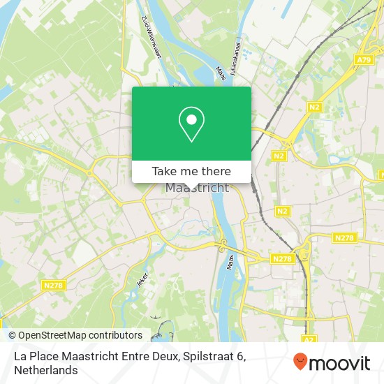 La Place Maastricht Entre Deux, Spilstraat 6 Karte