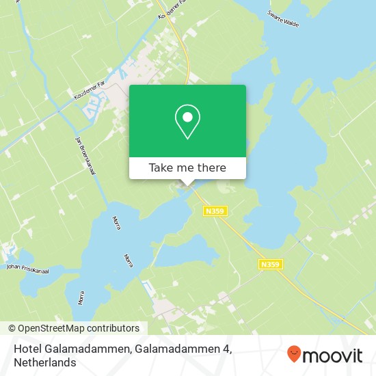 Hotel Galamadammen, Galamadammen 4 map