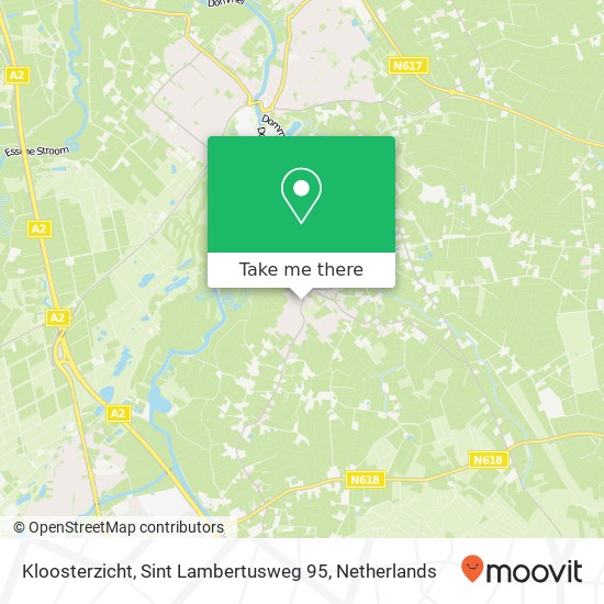 Kloosterzicht, Sint Lambertusweg 95 map