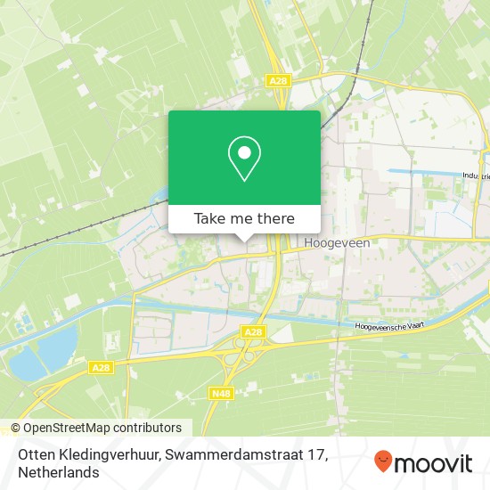 Otten Kledingverhuur, Swammerdamstraat 17 map