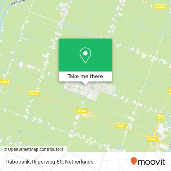 Rabobank, Rijperweg 50 map