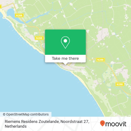 Riemens Residens Zoutelande, Noordstraat 27 map