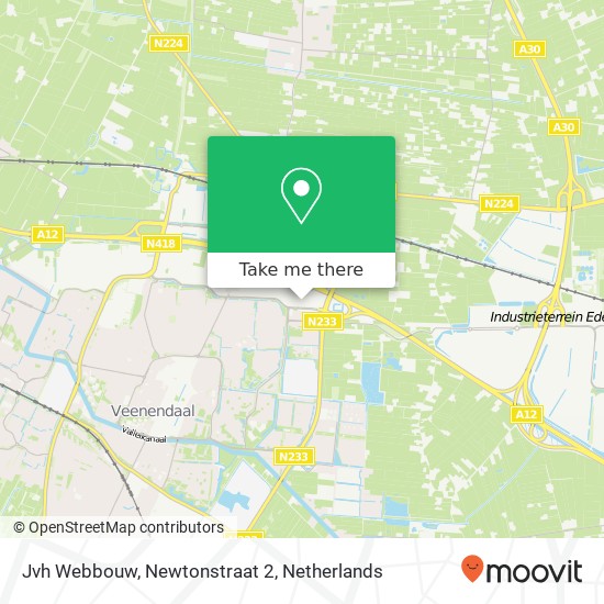 Jvh Webbouw, Newtonstraat 2 Karte