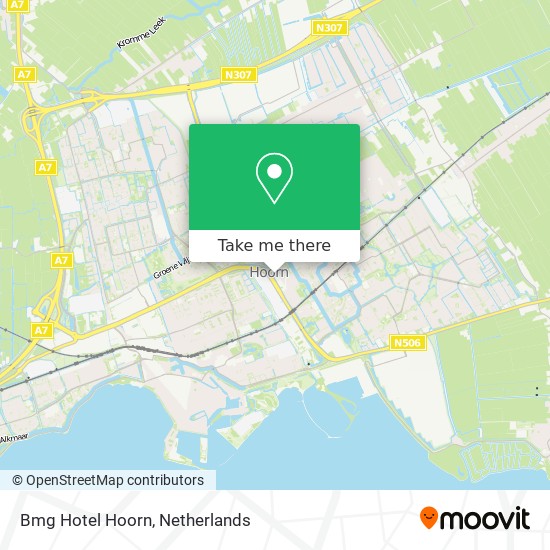 Bmg Hotel Hoorn map