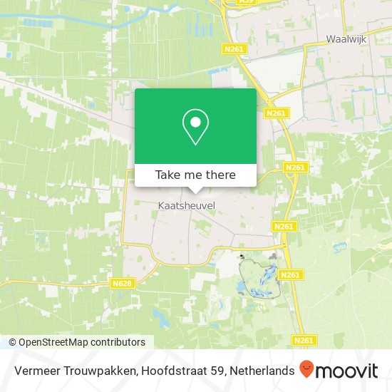 Vermeer Trouwpakken, Hoofdstraat 59 map