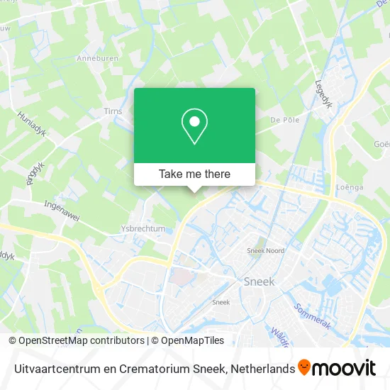 Uitvaartcentrum en Crematorium Sneek Karte