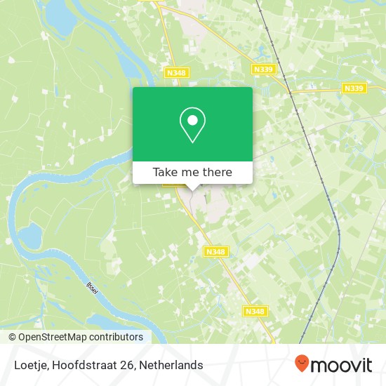 Loetje, Hoofdstraat 26 map