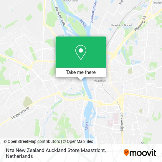 How to get New Zealand Auckland Store Maastricht by Bus Train?