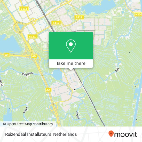 Ruizendaal Installateurs map