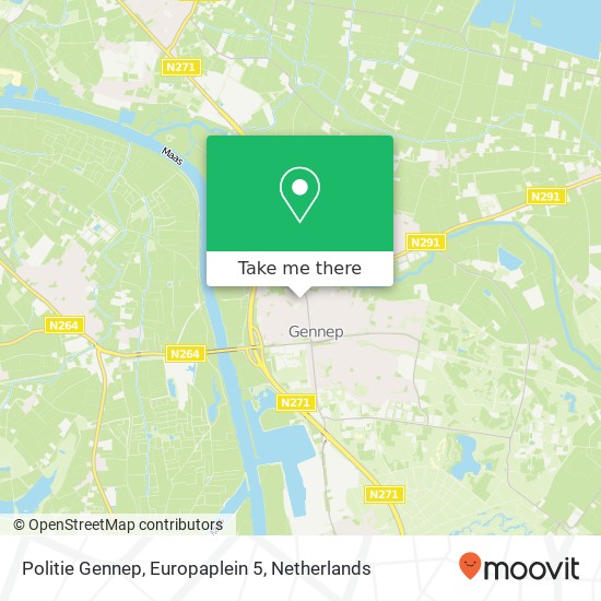 Politie Gennep, Europaplein 5 map