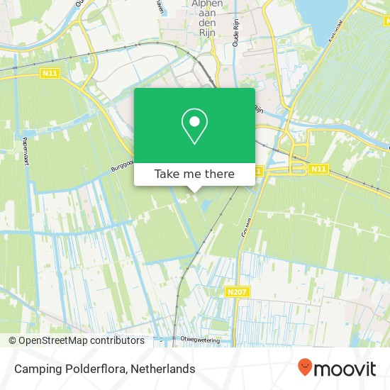 Camping Polderflora map
