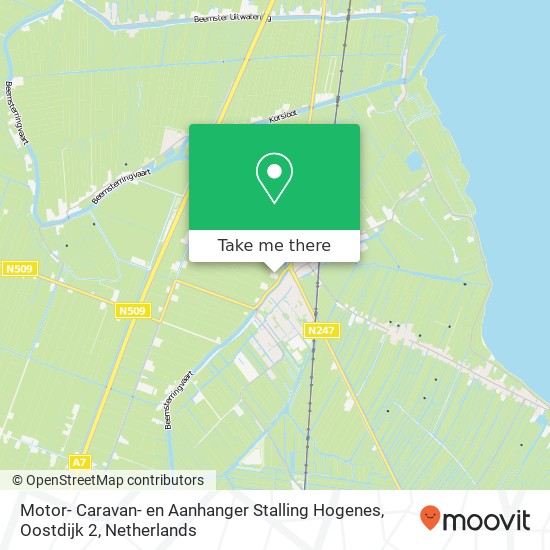 Motor- Caravan- en Aanhanger Stalling Hogenes, Oostdijk 2 map