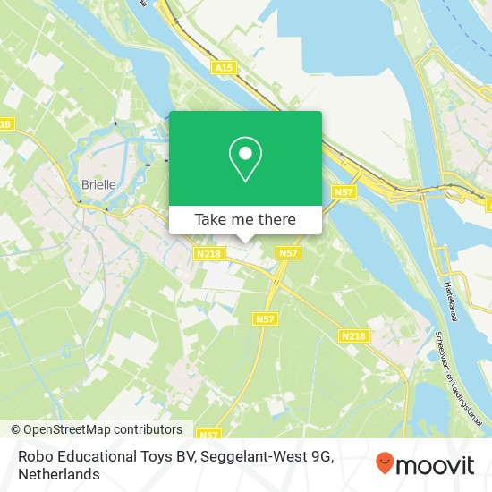 Robo Educational Toys BV, Seggelant-West 9G map