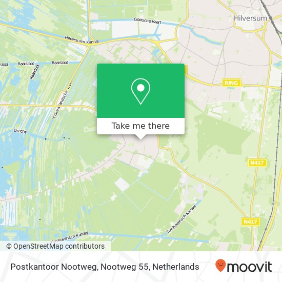 Postkantoor Nootweg, Nootweg 55 map