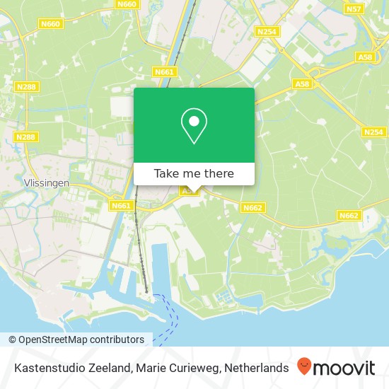 Kastenstudio Zeeland, Marie Curieweg map