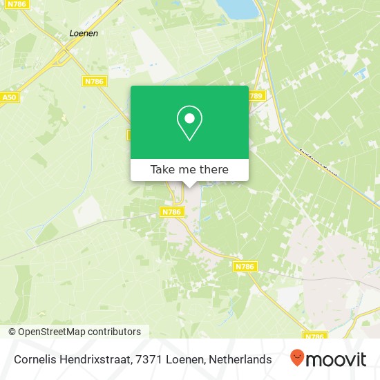 Cornelis Hendrixstraat, 7371 Loenen map