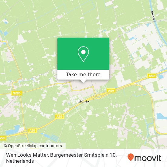 Wen Looks Matter, Burgemeester Smitsplein 10 Karte