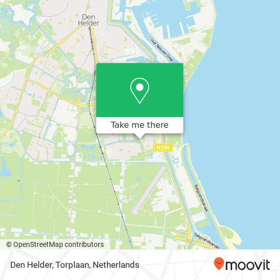 Den Helder, Torplaan map