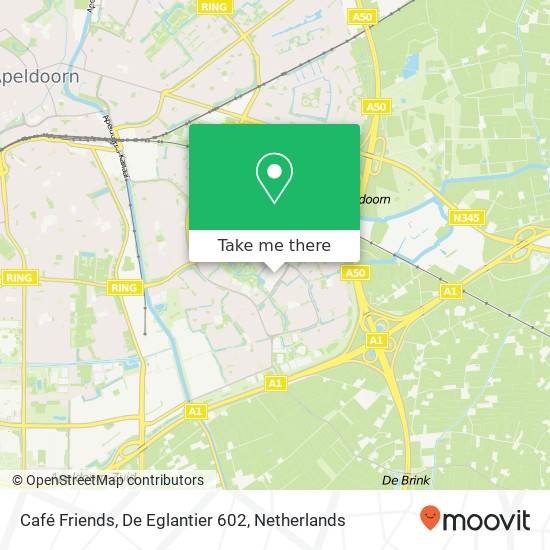 Café Friends, De Eglantier 602 map