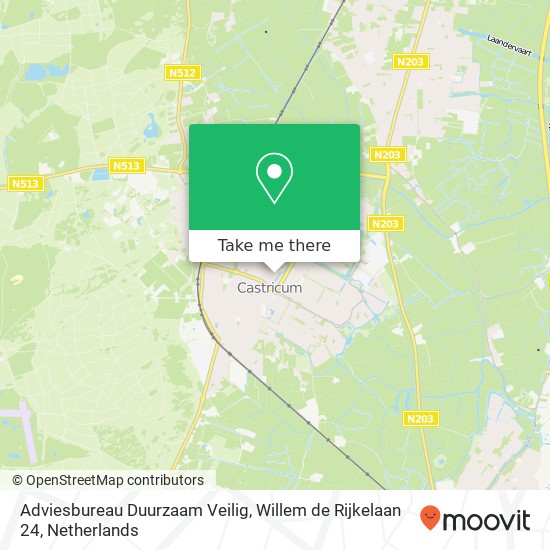 Adviesbureau Duurzaam Veilig, Willem de Rijkelaan 24 map