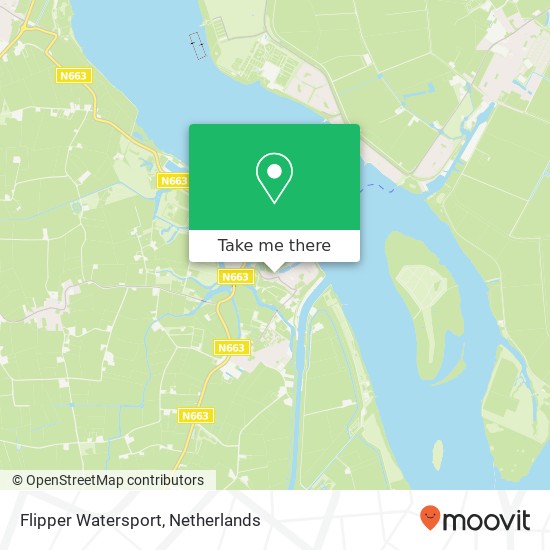 Flipper Watersport map