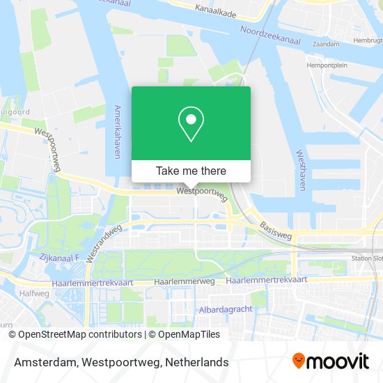 Amsterdam, Westpoortweg map