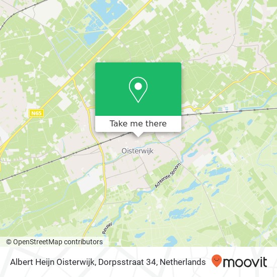 Albert Heijn Oisterwijk, Dorpsstraat 34 map