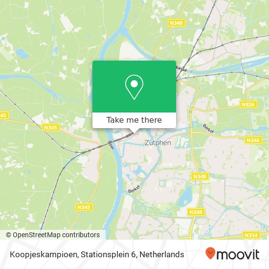 Koopjeskampioen, Stationsplein 6 map