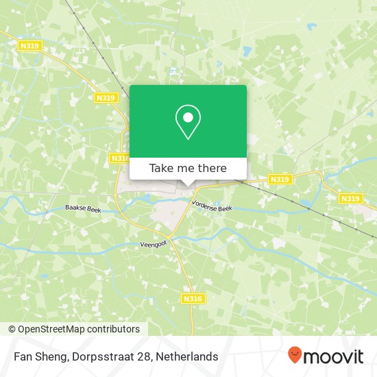 Fan Sheng, Dorpsstraat 28 map