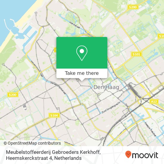 Meubelstoffeerderij Gebroeders Kerkhoff, Heemskerckstraat 4 map