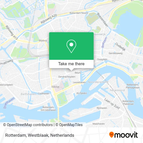 Rotterdam, Westblaak map