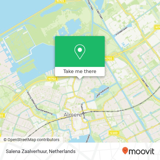 Salena Zaalverhuur map