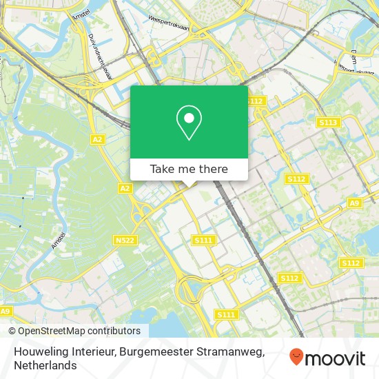 Houweling Interieur, Burgemeester Stramanweg map