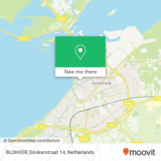 BLOKKER, Donkerstraat 14 map