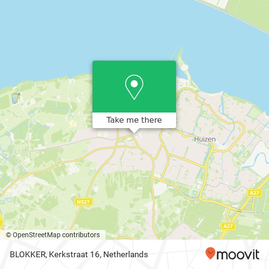 BLOKKER, Kerkstraat 16 map