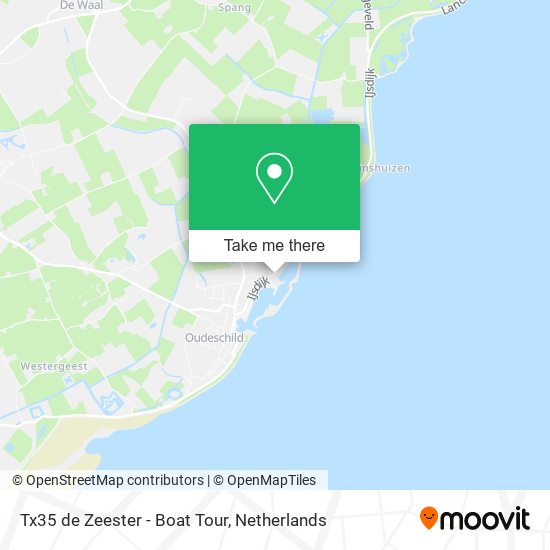 Tx35 de Zeester - Boat Tour map