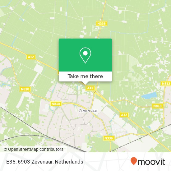 E35, 6903 Zevenaar map