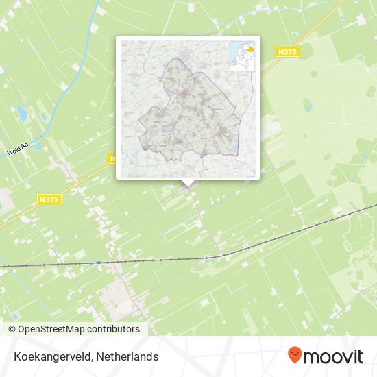 Koekangerveld map