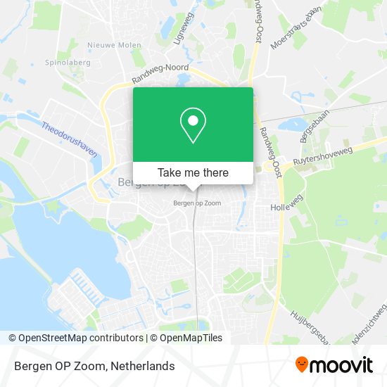 Bergen OP Zoom map