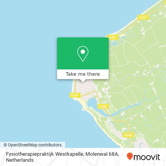 Fysiotherapiepraktijk Westkapelle, Molenwal 68A Karte