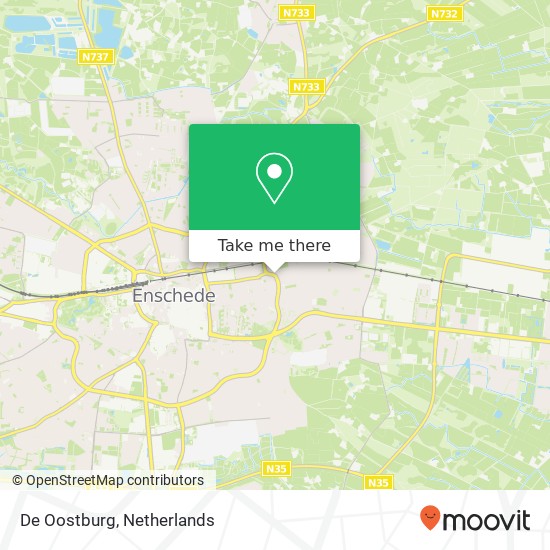 De Oostburg map