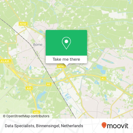 Data Specialists, Binnensingel map