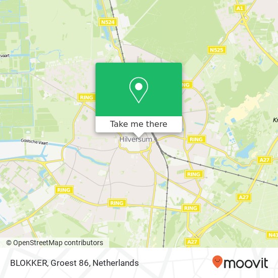 BLOKKER, Groest 86 map