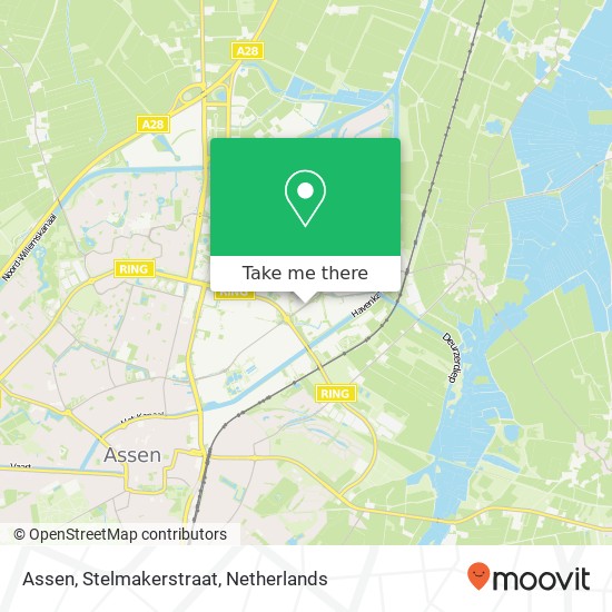 Assen, Stelmakerstraat map
