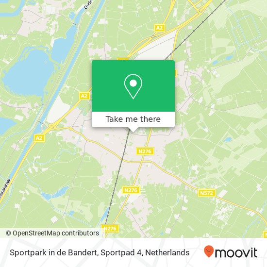 Sportpark in de Bandert, Sportpad 4 map
